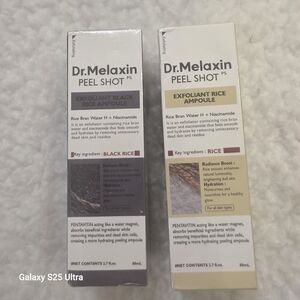 Dr. Melaxin Peel Shot Exfoliant Black Rice and White Rice